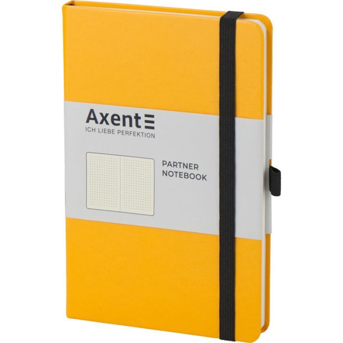 Книга записна Axent Partner 125х195 мм в точку 96 аркушів Жовта (8306-08-A) зображення 2
