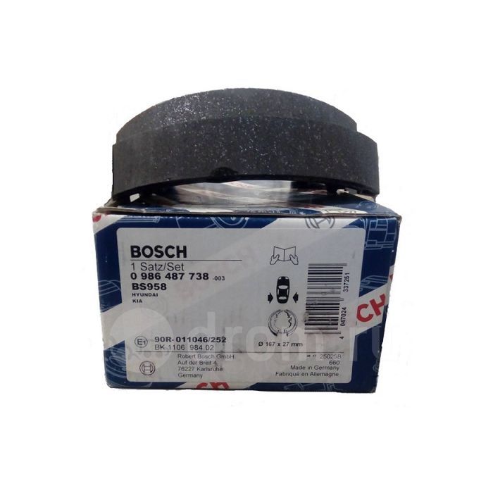 Гальмівні колодки Bosch 0 986 487 738