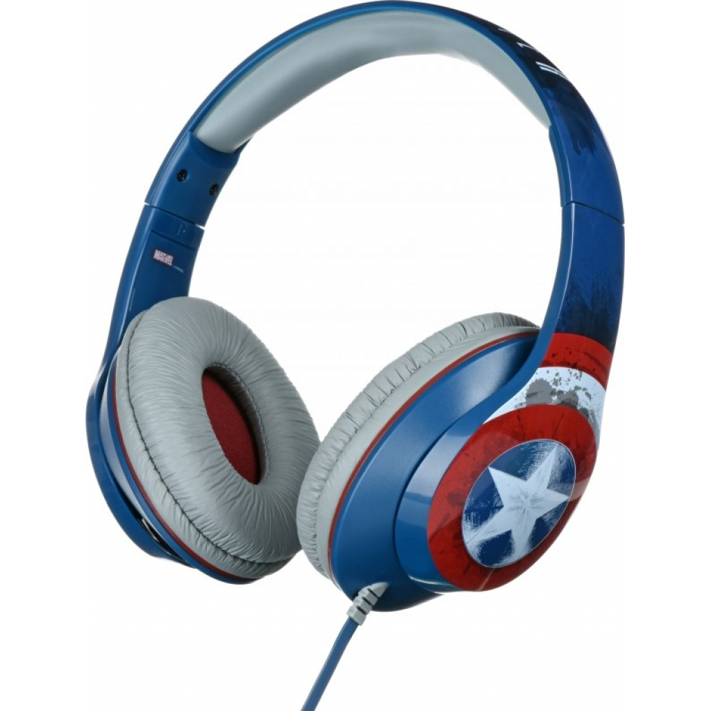Наушники Ekids MARVEL, Captain America, Mic (VI-M40CA.11XV7)