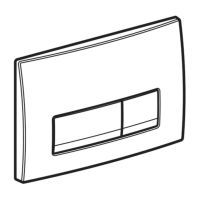 Панель смыва Geberit Delta51 черный глянец (115.105.DW.1) изображение 3