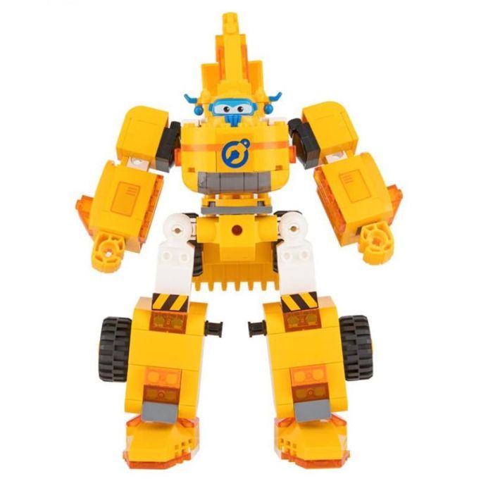 Конструктор Super Wings Blocks 2-in-1 Buildable Transforming Vehicle Donnie, Донни (EU385007)