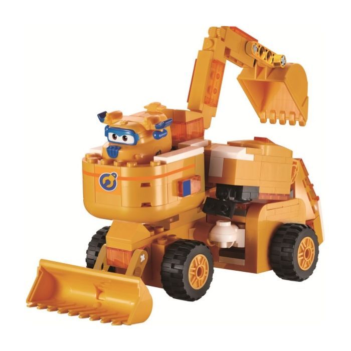 Конструктор Super Wings Blocks 2-in-1 Buildable Transforming Vehicle Donnie, Донни (EU385007) изображение 2