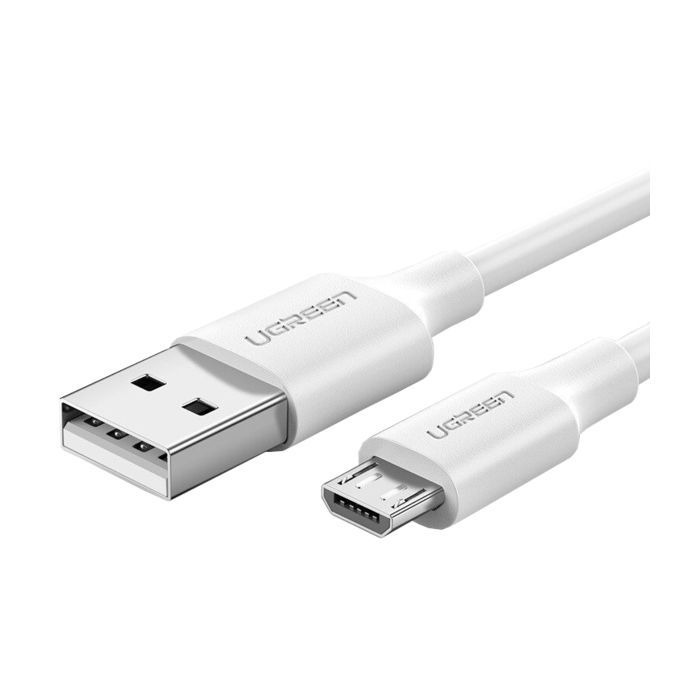 Дата кабель USB 2.0 AM to Micro 5P 1.5m US289 (White) Ugreen (60142)