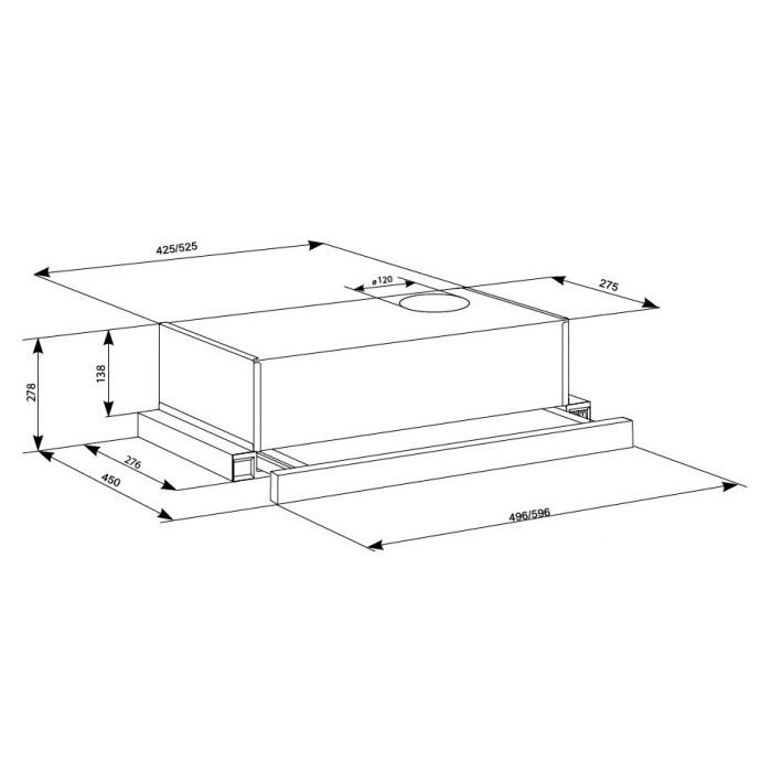 Витяжка кухонна Eleyus BREEZE 470 50 BR зображення 12
