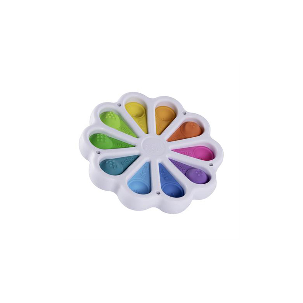 Развивающая игрушка Fat Brain Toys тактильная Цветные лепестки dimpl digits (F275EN) изображение 2