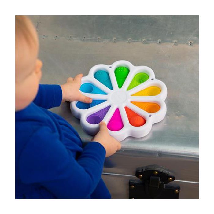 Развивающая игрушка Fat Brain Toys тактильная Цветные лепестки dimpl digits (F275EN) изображение 5