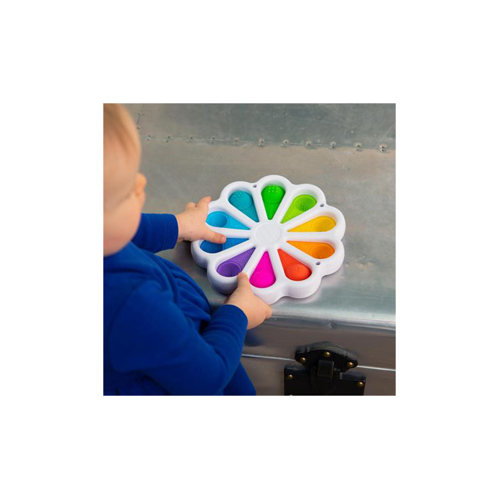 Развивающая игрушка Fat Brain Toys тактильная Цветные лепестки dimpl digits (F275EN) изображение 5