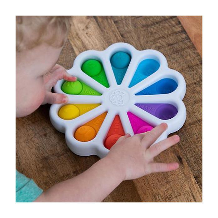 Развивающая игрушка Fat Brain Toys тактильная Цветные лепестки dimpl digits (F275EN) изображение 7