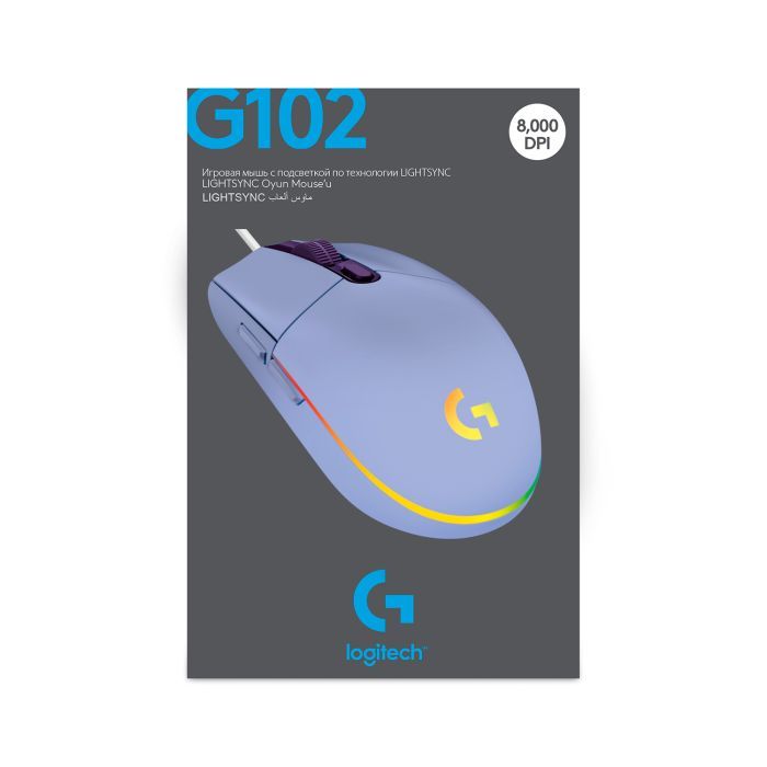 Мышка Logitech G102 Lightsync USB Blue (910-005801) изображение 10