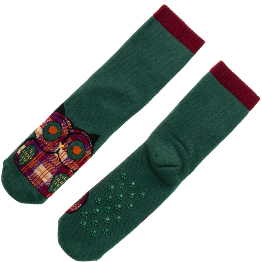 Носки детские Bross махровые с совой (21402-3-green) изображение 2
