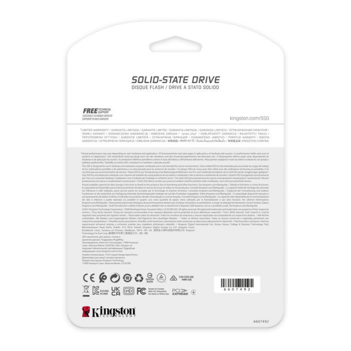 Накопичувач SSD M.2 2280 2TB Kingston (SFYRD/2000G) зображення 6