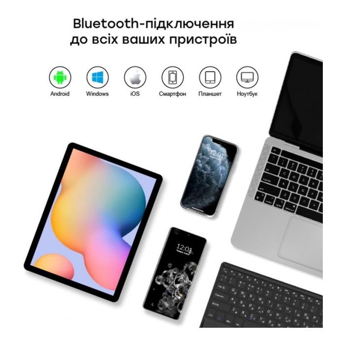 Чехол для планшета AirOn Premium Universal 10-11" BT Keyboard Touchpad (4822352781061) изображение 5
