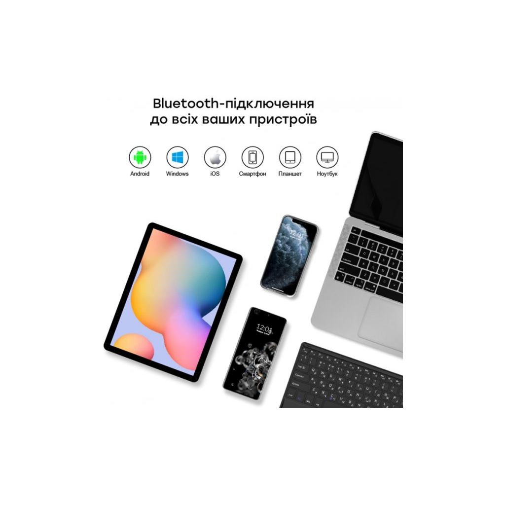 Чехол для планшета AirOn Premium Universal 10-11" BT Keyboard Touchpad (4822352781061) изображение 5
