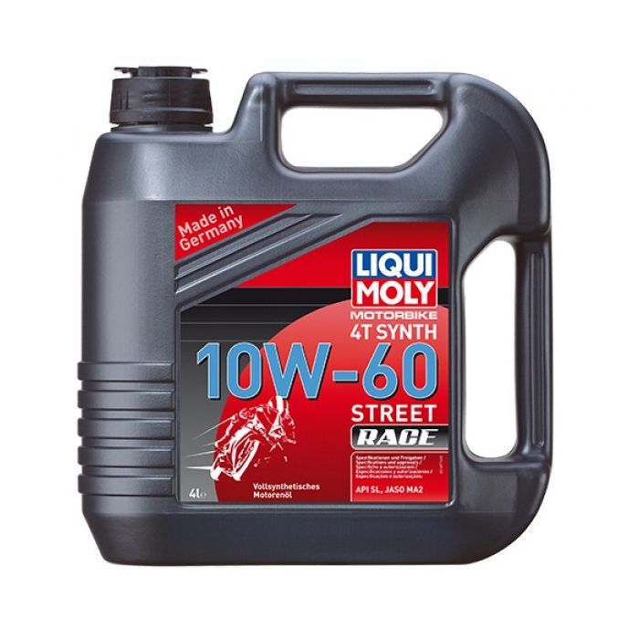 Моторное масло Liqui Moly Motorbike 4T Synth 10W-60 Street Race 4л. (1687)