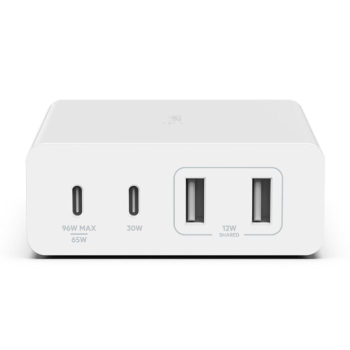 Зарядное устройство Belkin Home Charger 108W GAN Dual USB-С/USB-A (WCH010VFWH) изображение 2