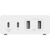 Зарядное устройство Belkin Home Charger 108W GAN Dual USB-С/USB-A (WCH010VFWH) изображение 5