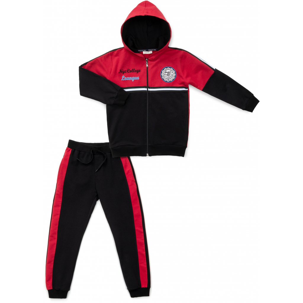 Спортивный костюм Breeze с капюшоном на молнии (12795-134B-red)