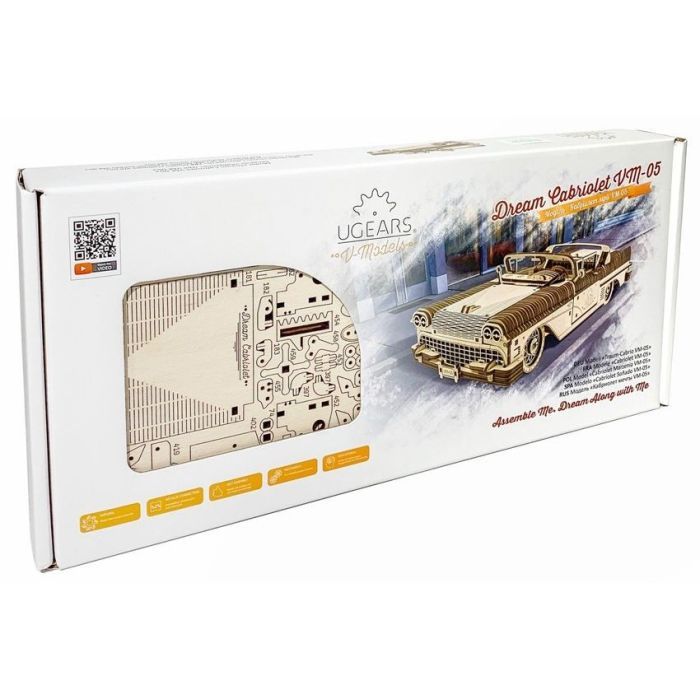 Конструктор Ugears Кабриолет мечты VM-05 (70073) изображение 11