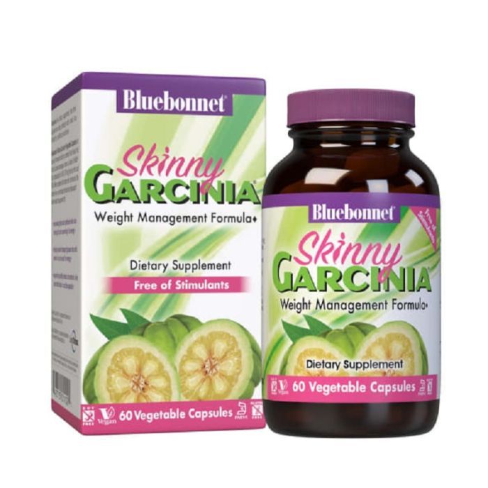 Трави Bluebonnet Nutrition Гарцинія, Формула управління вагою, Skinny Garcinia, 60 веге (BLB1102) зображення 2