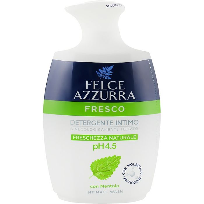 Мыло для интимной гигиены Felce Azzurra Природная свежесть с ментолом 250 мл (8001280410789)