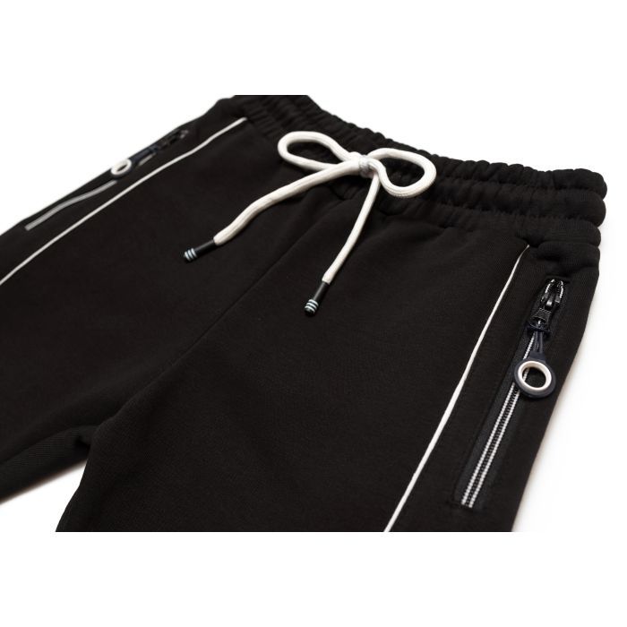 Спортивный костюм детский A-Yugi на молнии (7052-146B-black) изображение 8