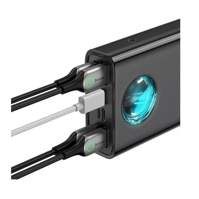 Батарея универсальная Baseus Amblight 30000mAh 65W, 6A, QC3.0, PD3.0, cable Type-C/100W (PPLG-A01) изображение 2