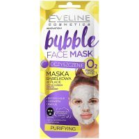 Маска для лица Eveline Cosmetics Bubble Face Mask Очищающая пузырчатая тканевая (5901761986310)