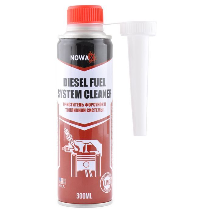 Автомобильный очиститель NOWAX DIESEL FUEL SYSTEM CLEANER, 300мл (NX30840)