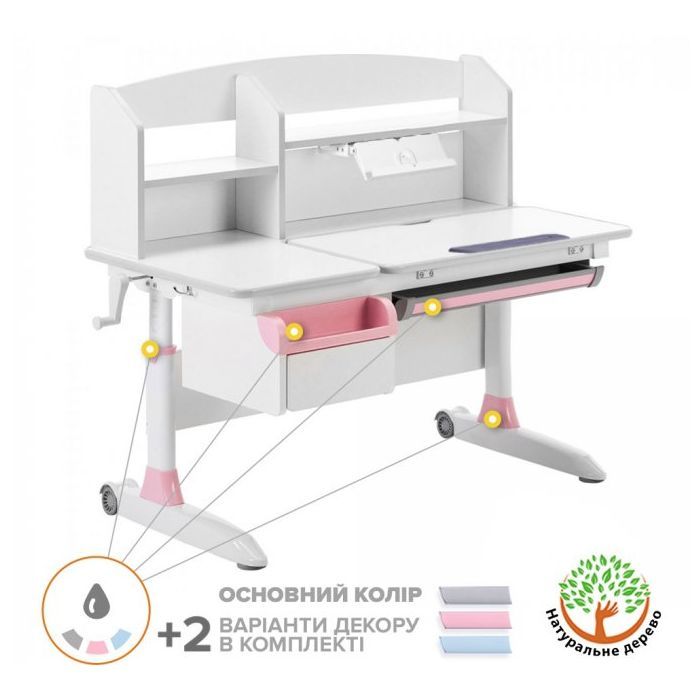 Парта ErgoKids Romana MG Multicolor (Evo-70 MG/MC) зображення 3