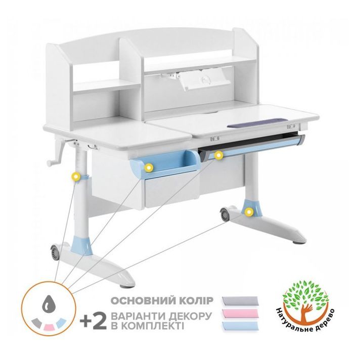 Парта ErgoKids Romana MG Multicolor (Evo-70 MG/MC) зображення 4