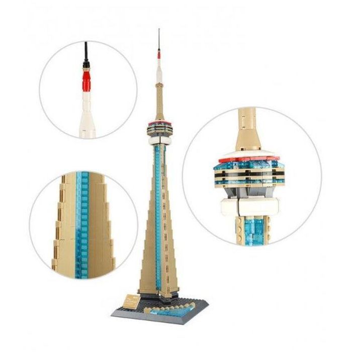 Конструктор Wange Сі-Ен-Тауер. Телевізійна башта Торонто (WNG-CN-Tower) зображення 2