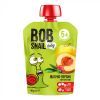 Дитяче пюре Bob Snail Равлик Боб Яблуко-персик 90 г (4820219343035)