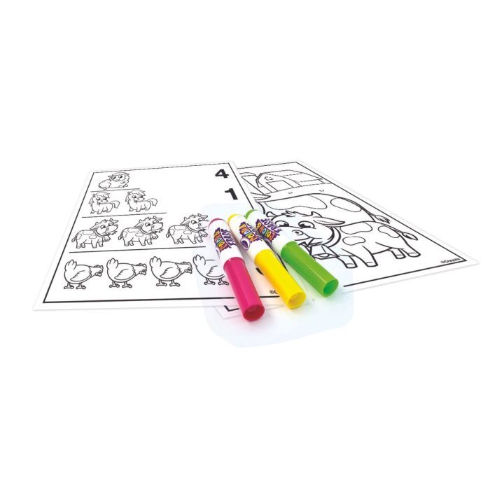 Набір для творчості Crayola Mini Kids Розмальовка багаторазова Ферма (81-1499-3) зображення 3