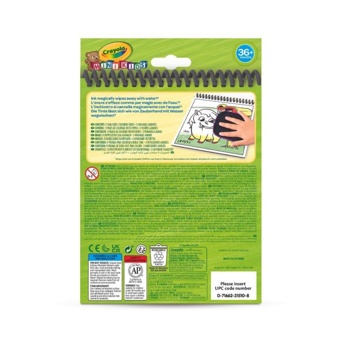 Набір для творчості Crayola Mini Kids Розмальовка багаторазова Ферма (81-1499-3) зображення 4