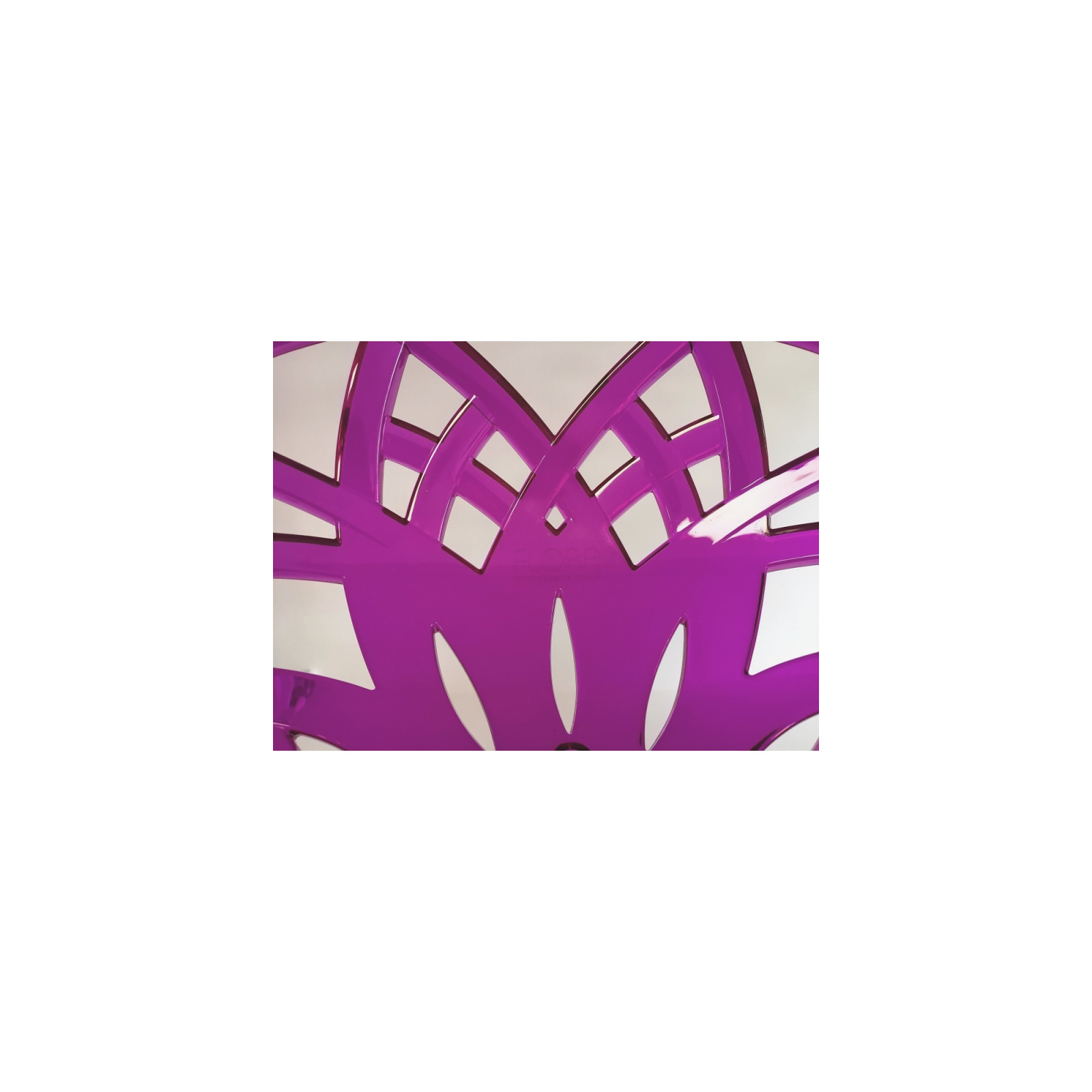 Кухонный стул PAPATYA flora ml сидение прозрачно-пурпурное, цвет 28, хромированные (2960) изображение 3