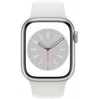 Смарт-часы Apple Watch Series 8 GPS 41mm Silver Aluminium Case with White Sport Band - Regular (MP6K3UL/A) изображение 2
