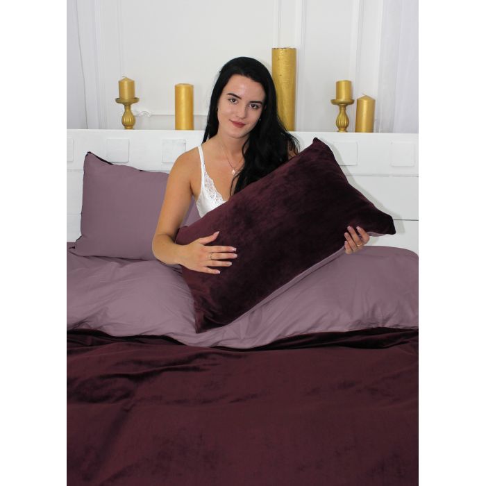 Постельное белье MirSon Велюр Winter Delicate 28-0062 Echinacea Семейный (2200004034454) изображение 4
