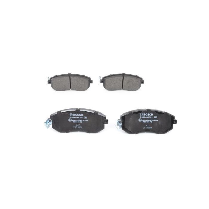 Гальмівні колодки Bosch 0986494761 зображення 7