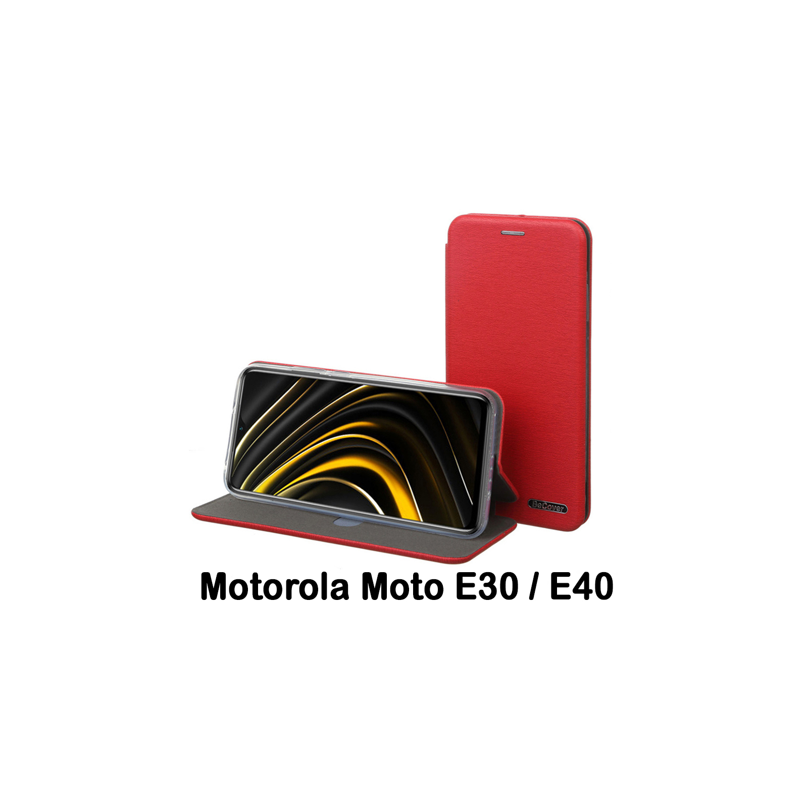 Чехол для мобильного телефона BeCover Exclusive Motorola Moto E30 / E40 Burgundy Red (707906)