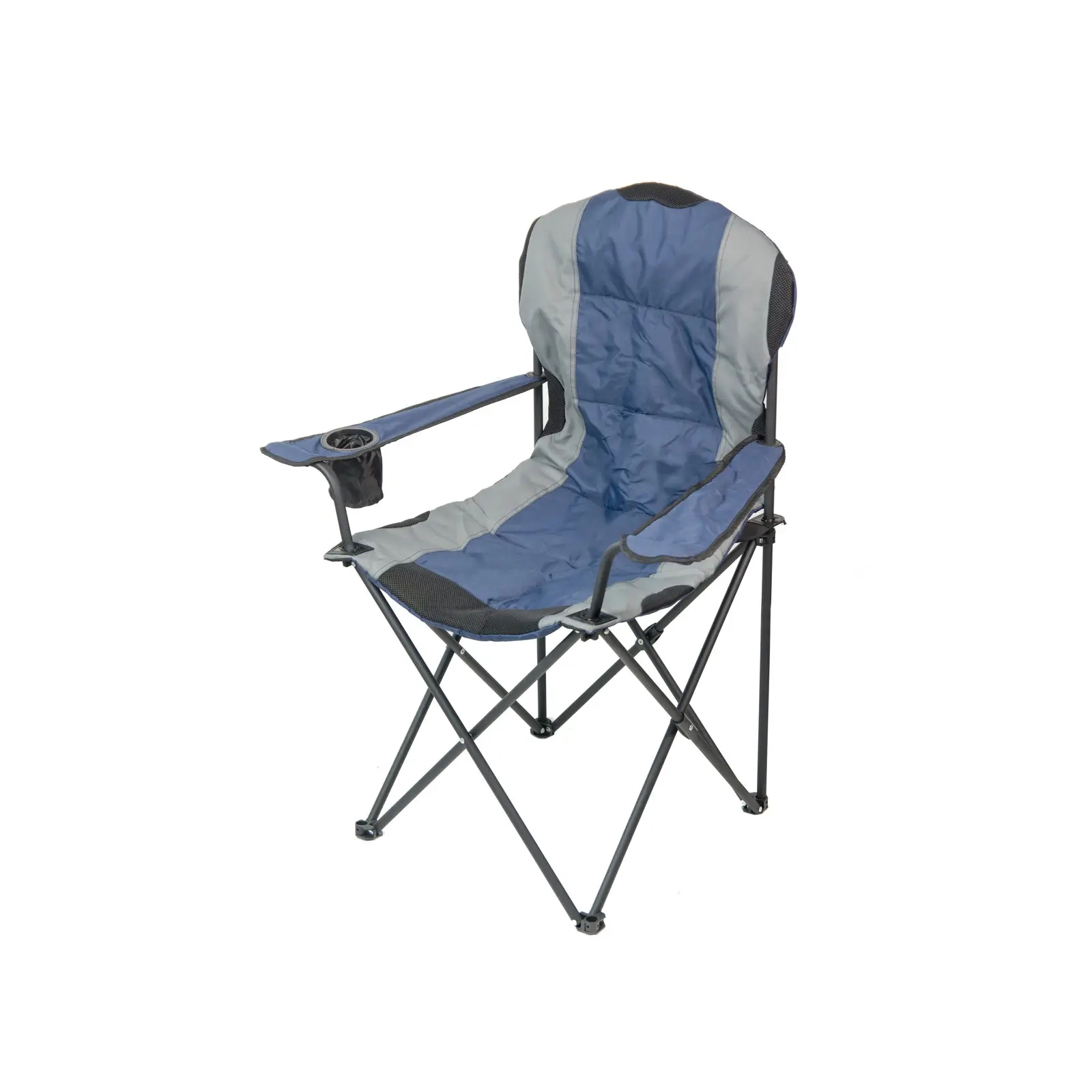 Кресло складное NeRest NR-34 Турист Grey/Blue (4820211100506_1)