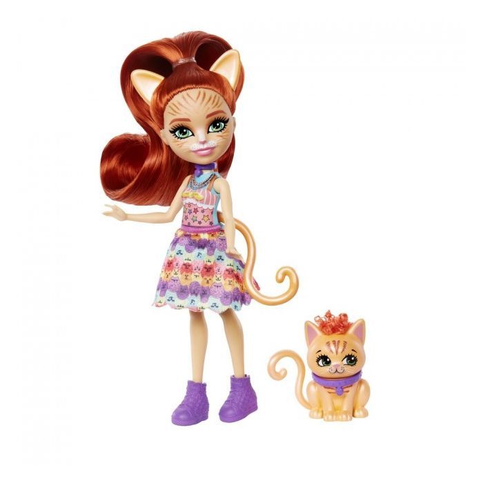 Кукла Enchantimals Рыженькая кошечка Тарла (HHB91)