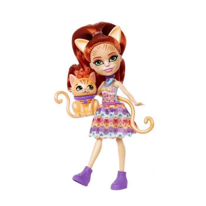 Кукла Enchantimals Рыженькая кошечка Тарла (HHB91) изображение 2