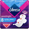 Гигиенические прокладки Libresse Ultra Goodnight Large 8 шт. (7322540960235)