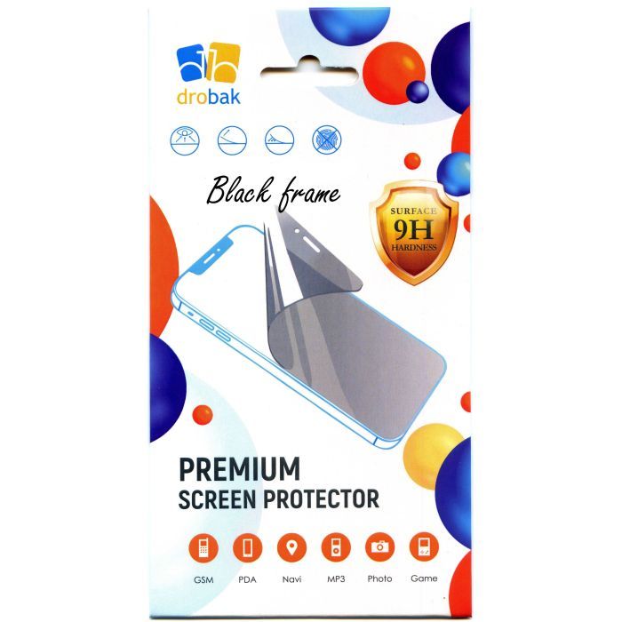 Стекло защитное Drobak Xiaomi Redmi 10 2022 (Black) (444478) изображение 5