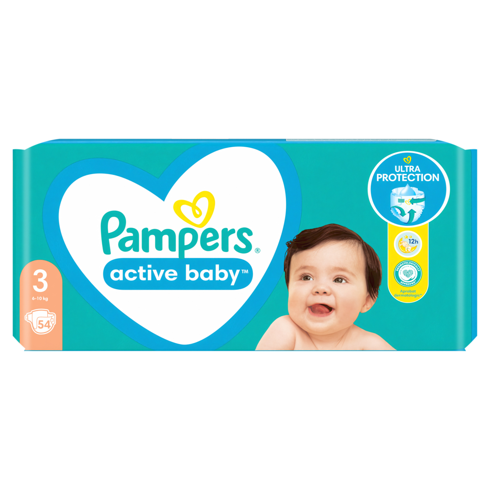 Подгузники Pampers Active Baby Mid Размер 3 (6-10 кг) 90 ш (8001090949455) изображение 2