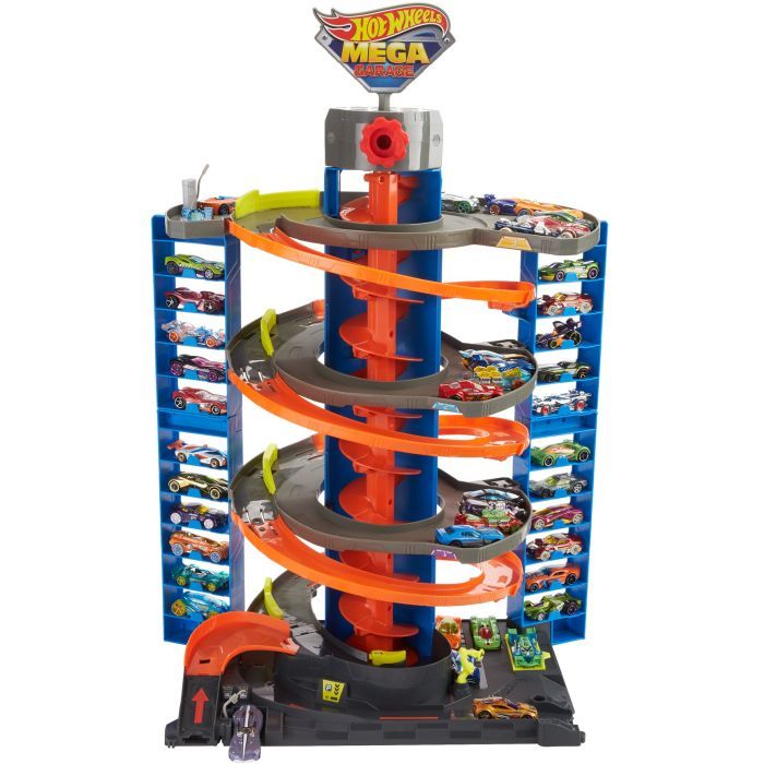 Автотрек Hot Wheels Мегагараж для машинок (GTT95) изображение 3