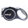 Повідець для собак AnimAll М до 25 кг 5 м (сіро-чорний) (2000981099220)
