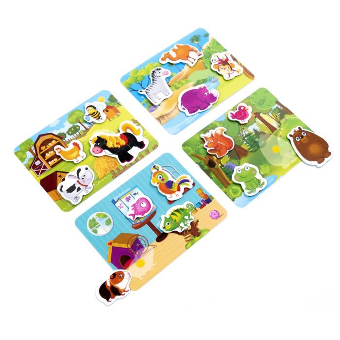 Развивающая игрушка Vladi Toys Игра с липучками Кто где живет? (укр) (VT1302-26) изображение 2