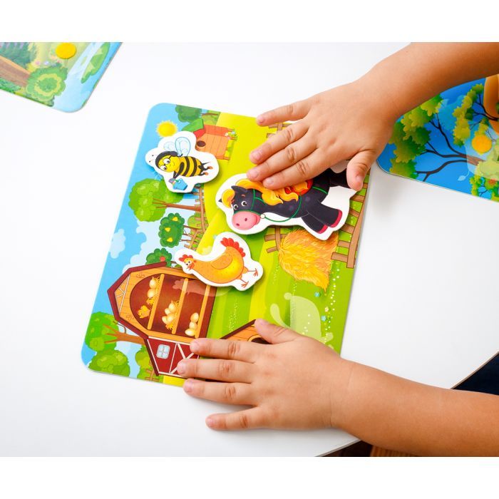 Развивающая игрушка Vladi Toys Игра с липучками Кто где живет? (укр) (VT1302-26) изображение 3