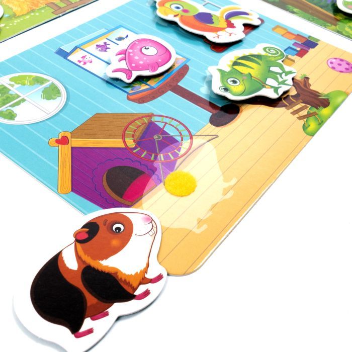 Развивающая игрушка Vladi Toys Игра с липучками Кто где живет? (укр) (VT1302-26) изображение 4